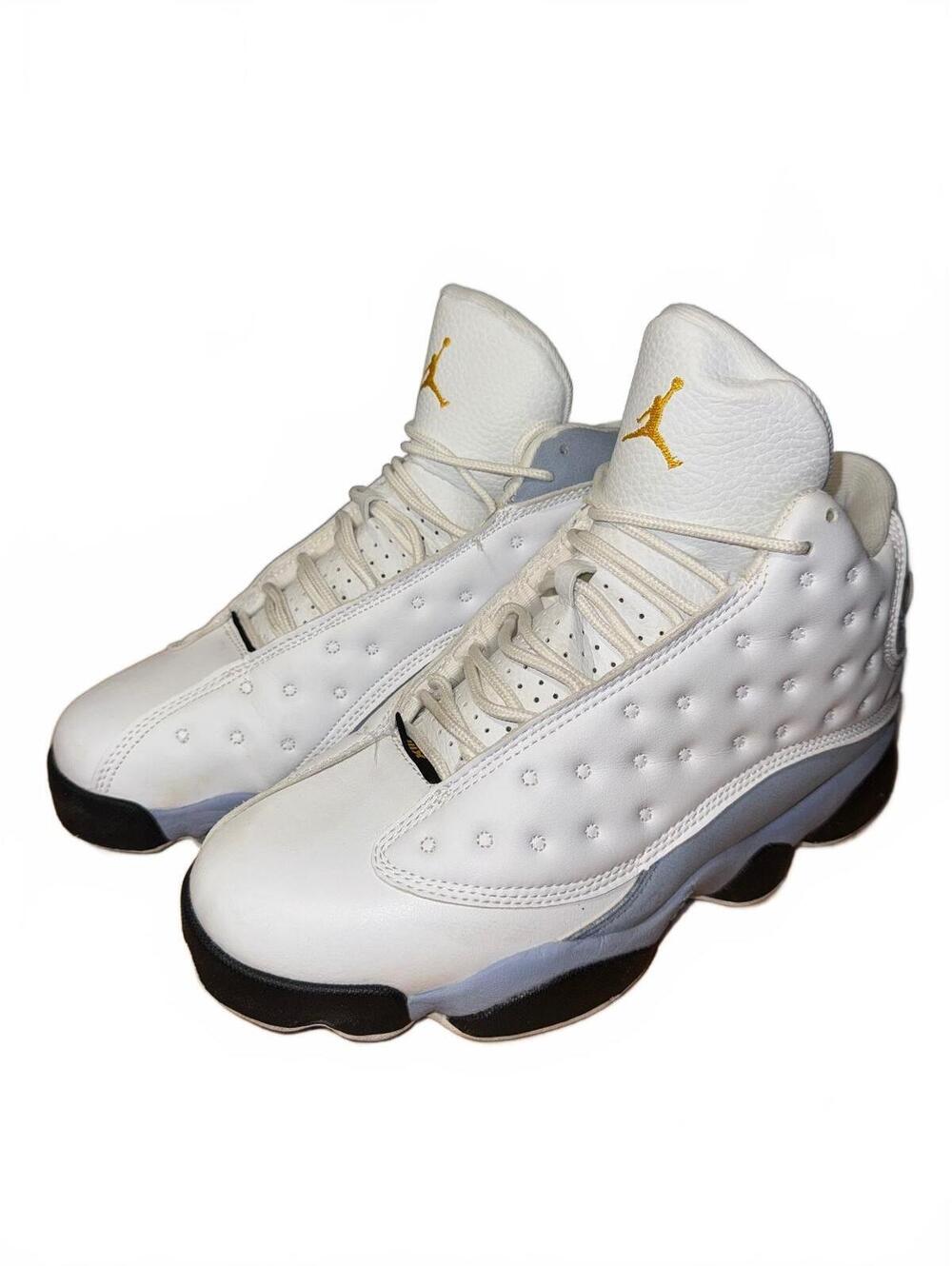 Men's Jordan Retro 13 Blue Grey Basketball Shoes Size US 8.5